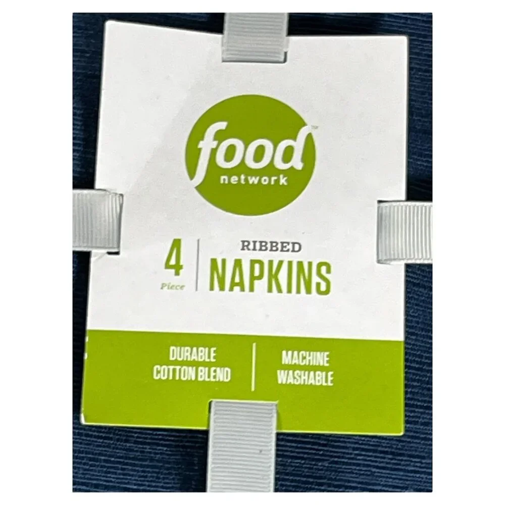 FOOD NETWORK 4 Piece Ribbed Napkins - Picture 2 of 4